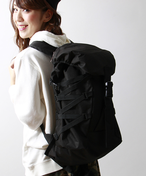 WEGO（ウィゴー）の「WEGO/ビッグバックルバックパック（バックパック/リュック・メンズ・ブラック・FREE）」の7枚目の写真