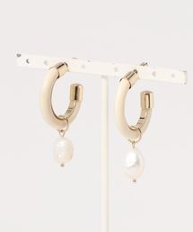 サークルウッドピアス