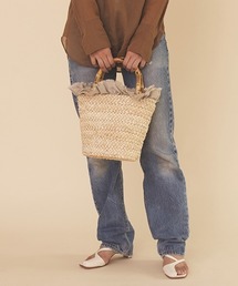 LE VERNIS | Le Vernis(ルベルニ)バンブーメイズフリルバッグ(かごバッグ)