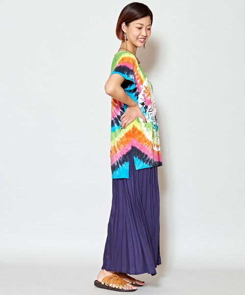 チャイハネ（チャイハネ）の「【チャイハネ】タイダイエスニックTシャツ（Tシャツ/カットソー・レディース・その他1/その他2/その他3/その他4/その他5・FREE）」の11枚目の写真