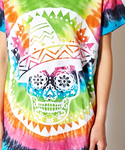 チャイハネ（チャイハネ）の「【チャイハネ】タイダイエスニックTシャツ（Tシャツ/カットソー・レディース・その他1/その他2/その他3/その他4/その他5・FREE）」の13枚目の写真