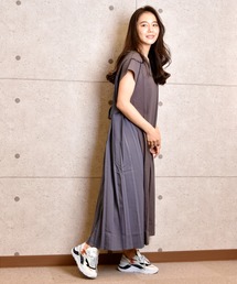 【TONE SELECT WEAR】バックプリーツワンピース(MI)