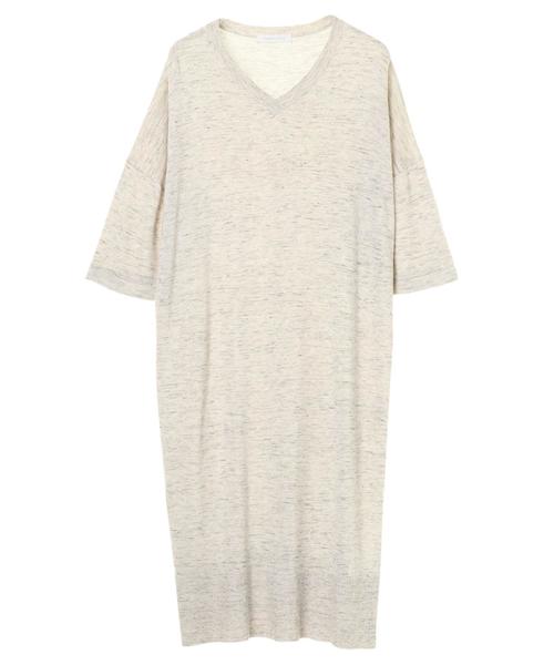 AMERICAN HOLIC（アメリカンホリック）の「Vネックサイドスリットニットチュニック　＊●（ニット/セーター・レディース・アイボリー/ベージュ系その他2/グレー系その他/ネイビー・FREE）」の5枚目の写真