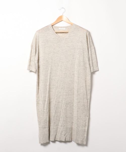 AMERICAN HOLIC（アメリカンホリック）の「Vネックサイドスリットニットチュニック　＊●（ニット/セーター・レディース・アイボリー/ベージュ系その他2/グレー系その他/ネイビー・FREE）」の13枚目の写真