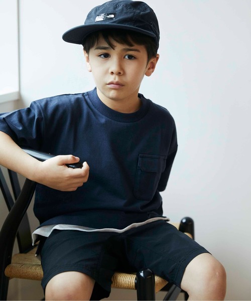 ＆yam（アンドヤム）の「裾ワッフルレイヤードT（Tシャツ/カットソー・キッズ・チャコールグレー/ベージュ/オリーブ・110/90/120/140/100/150/130）」の15枚目の写真