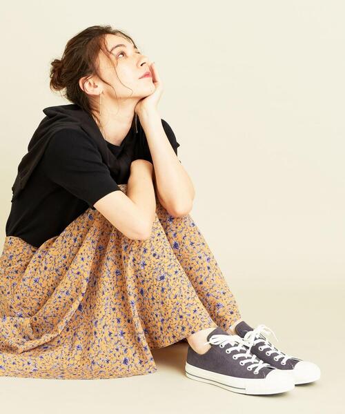 CONVERSE（コンバース）の「＜CONVERSE（コンバース）＞∴ALL STAR 100 LOW オールスター コーデュロイ/ スニーカー ◆（スニーカー・レディース・ライム/ダークグレー/ベージュ・23cm/23.5cm/22.5cm/24cm/24.5cm）」の4枚目の写真