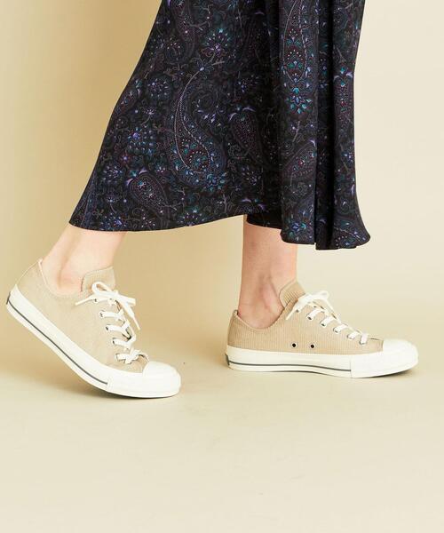 CONVERSE（コンバース）の「＜CONVERSE（コンバース）＞∴ALL STAR 100 LOW オールスター コーデュロイ/ スニーカー ◆（スニーカー・レディース・ライム/ダークグレー/ベージュ・23cm/23.5cm/22.5cm/24cm/24.5cm）」の14枚目の写真