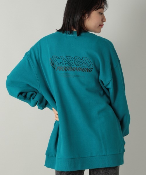 PBLIM（ページボーイリム）の「【PAGEBOYLIM】リッタイロゴ裏毛スウェット（スウェット・レディース・ブラック/グレー/ブルー・MEDIUM/X-LARGE）」の3枚目の写真