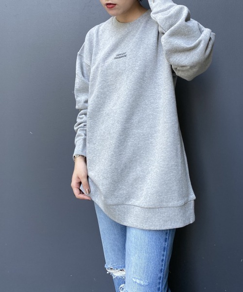 PBLIM（ページボーイリム）の「【PAGEBOYLIM】リッタイロゴ裏毛スウェット（スウェット・レディース・ブラック/グレー/ブルー・MEDIUM/X-LARGE）」の8枚目の写真