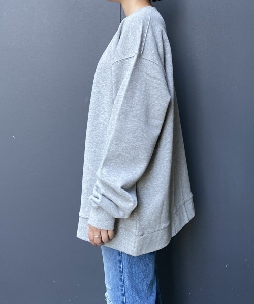 PBLIM（ページボーイリム）の「【PAGEBOYLIM】リッタイロゴ裏毛スウェット（スウェット・レディース・ブラック/グレー/ブルー・MEDIUM/X-LARGE）」の11枚目の写真