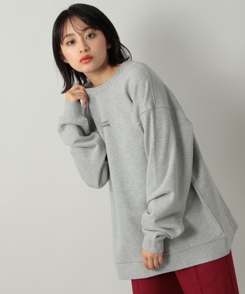 PBLIM（ページボーイリム）の「【PAGEBOYLIM】リッタイロゴ裏毛スウェット（スウェット・レディース・ブラック/グレー/ブルー・MEDIUM/X-LARGE）」の19枚目の写真