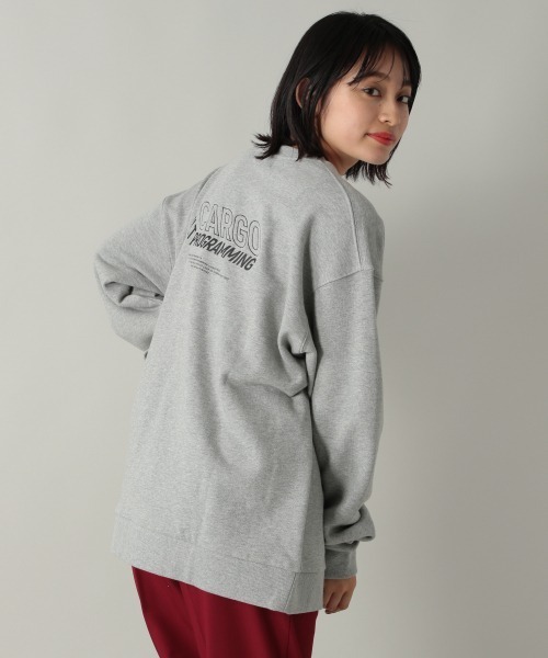 PBLIM（ページボーイリム）の「【PAGEBOYLIM】リッタイロゴ裏毛スウェット（スウェット・レディース・ブラック/グレー/ブルー・MEDIUM/X-LARGE）」の21枚目の写真