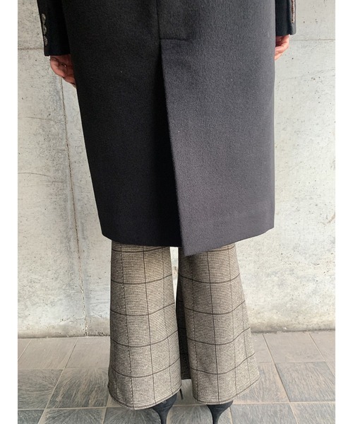 EGOIST(エゴイスト)の「Iラインチェスターコート(チェスターコート・レディース・ブラック/ブラウン/マルチ・S/M)」の14枚目の写真