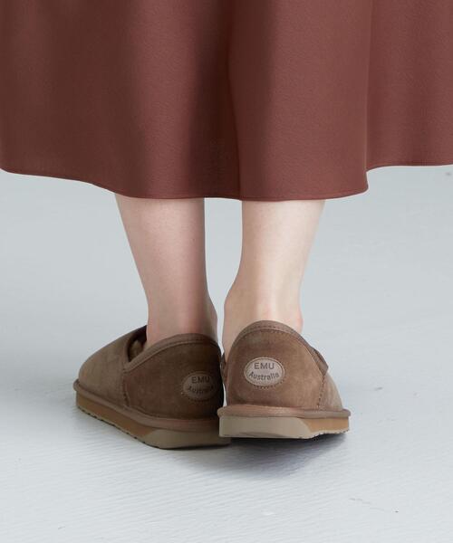 EMU Australia（エミューオーストラリア）の「[ 別注 ][ エミュ ]EMU SC Stinger Nano ムートン ブーツ（ブーツ・レディース・ブラック/モカ・7W(24)/8W(25)/6W(23)）」の7枚目の写真