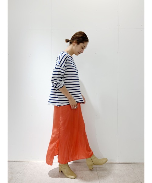 SHENERY（シーナリー）の「ウェッティサテンタイトマキシキャミワンピース（ワンピース・レディース・ブラック/グレイッシュベージュ/ピンク・FREE）」の10枚目の写真