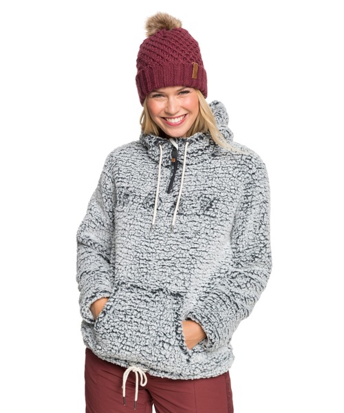 セール Pluma Sherpa ロキシー ハーフジップ アノラック モコモコ フリース パーカー スキー スノーボード スノボ パーカー Roxy ロキシー のファッション通販 Zozotown