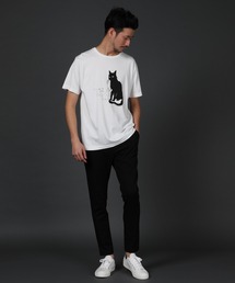 ねこ　新品　ランバンコレクションホワイト Tシャツ サイズ38 t-14410054-s-new-era-385595.