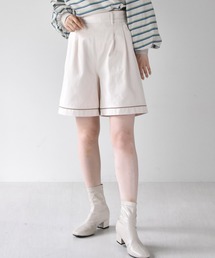 RETRO GIRL | パイピングツイルショートパンツ(その他パンツ)