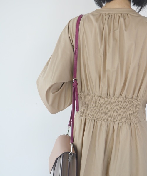 LADYMADE（レディメイド）の「レイヤーフロントウエストタックシャツワンピース（シャツワンピース・レディース・ベージュ/カーキ/オフホワイト・FREE）」の12枚目の写真