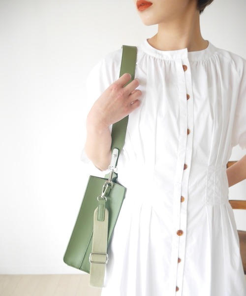 LADYMADE（レディメイド）の「レイヤーフロントウエストタックシャツワンピース（シャツワンピース・レディース・ベージュ/カーキ/オフホワイト・FREE）」の22枚目の写真