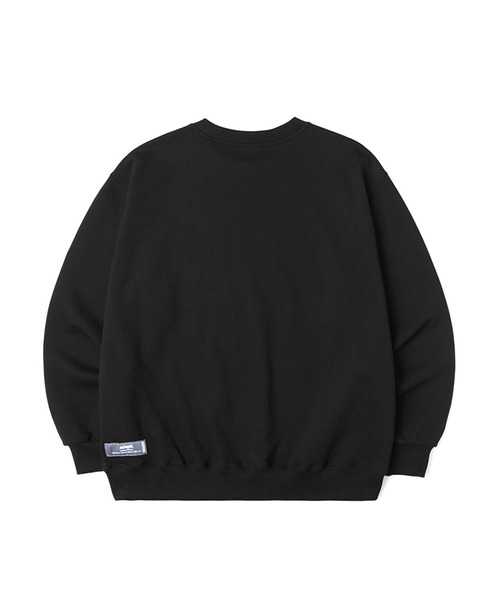 トレーナー スウェット 「mahagrid/マハグリッド」THIRD LOGO CREWNECK/サードロゴクルーネックスウェットシャツ レディース mahagrid/マハグリッド』THIRD LOGO CREWNECK/サードロゴクルー