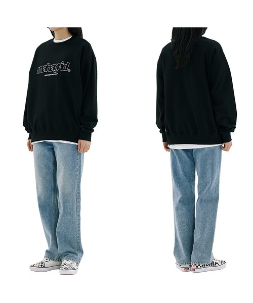 mahagrid/マハグリッド』THIRD LOGO CREWNECK/サードロゴクルー