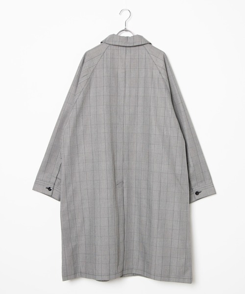 WEGO(ウィゴー)の「WEGO/【セットアップ対応商品】クラシックチェックステンカラーコート(ステンカラーコート・メンズ・グレー系その他・LARGE/MEDIUM)」の20枚目の写真