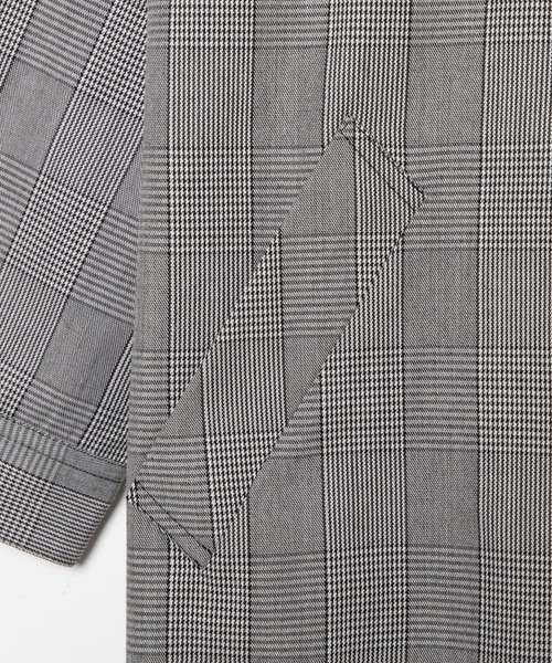 WEGO(ウィゴー)の「WEGO/【セットアップ対応商品】クラシックチェックステンカラーコート(ステンカラーコート・メンズ・グレー系その他・LARGE/MEDIUM)」の6枚目の写真