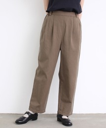 aimer　綿テンセルタックストレートパンツ