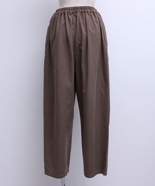 aimer le mieux（エメルミュー）の「aimer　綿テンセルタックストレートパンツ（その他パンツ・レディース・カーキ/オフホワイト/ネイビー・FREE）」の16枚目の写真