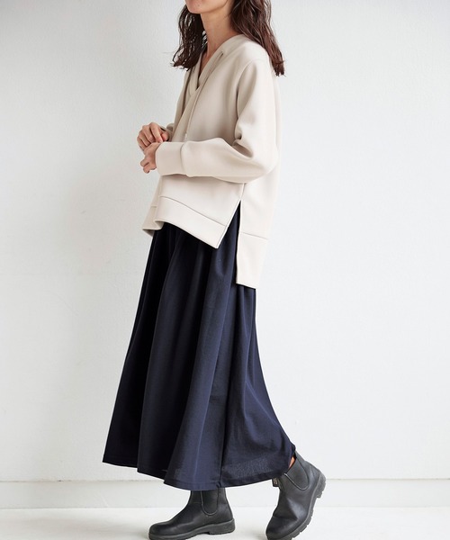 Sunny clouds（サニークラウズ）の「サニークラウズ　ラッセル編みのキュロット〈レディース〉（その他パンツ・レディース・ブラック・MEDIUM/X-LARGE/XX-LARGE/LARGE/NM）」の8枚目の写真