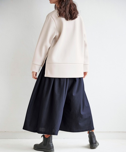 Sunny clouds（サニークラウズ）の「サニークラウズ　ラッセル編みのキュロット〈レディース〉（その他パンツ・レディース・ブラック・MEDIUM/X-LARGE/XX-LARGE/LARGE/NM）」の9枚目の写真