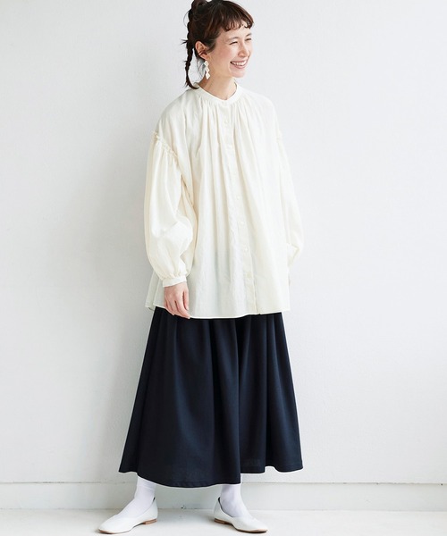 Sunny clouds（サニークラウズ）の「サニークラウズ　ラッセル編みのキュロット〈レディース〉（その他パンツ・レディース・ブラック・MEDIUM/X-LARGE/XX-LARGE/LARGE/NM）」の10枚目の写真