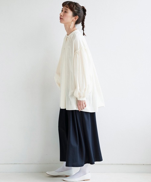 Sunny clouds（サニークラウズ）の「サニークラウズ　ラッセル編みのキュロット〈レディース〉（その他パンツ・レディース・ブラック・MEDIUM/X-LARGE/XX-LARGE/LARGE/NM）」の7枚目の写真