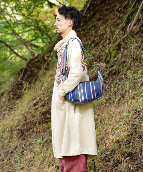 チャイハネ（チャイハネ）の「【チャイハネ】ティパールクレセントショルダーバッグ（ショルダーバッグ・メンズ・ベージュ/パープル/グレー/レッド/イエロー/ブルー・FREE）」の12枚目の写真