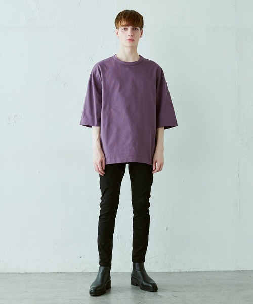 Lui's（ルイス）の「ハイクオリティ7分袖BIGTシャツ（Tシャツ