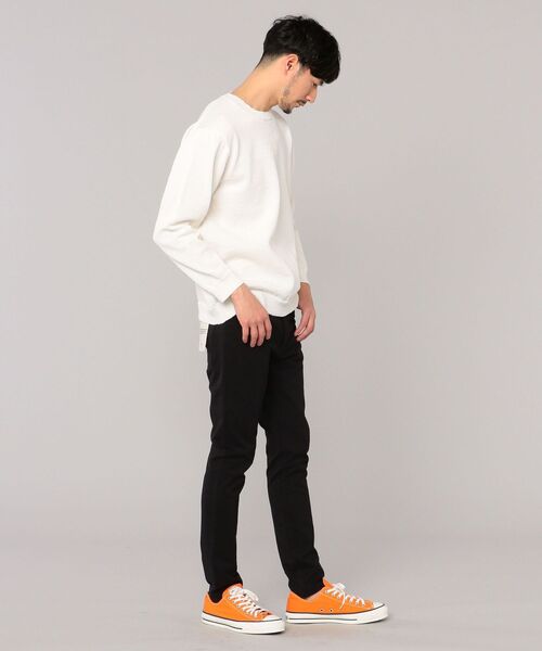 SHIPS（シップス）の「SHIPS: 疑麻コットン/ECOPET(R) プルオーバー ニット（ニット/セーター・メンズ・ライトブルー/オフホワイト/ベージュ/ピンク・SMALL/LARGE/X-LARGE/MEDIUM）」の11枚目の写真