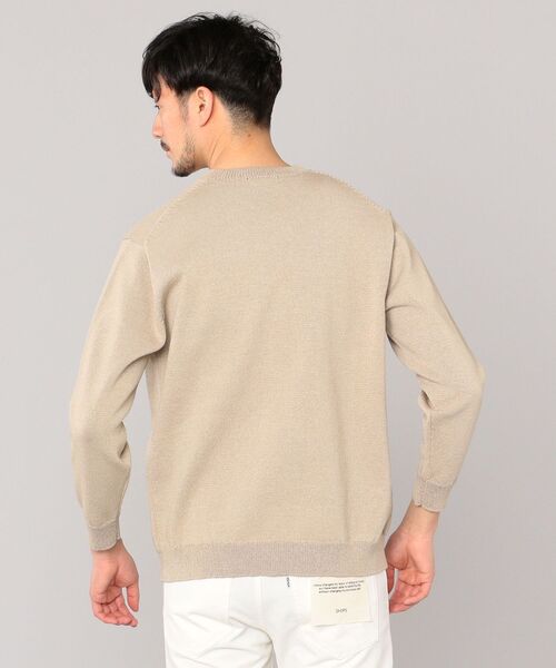 SHIPS（シップス）の「SHIPS: 疑麻コットン/ECOPET(R) プルオーバー ニット（ニット/セーター・メンズ・ライトブルー/オフホワイト/ベージュ/ピンク・SMALL/LARGE/X-LARGE/MEDIUM）」の16枚目の写真