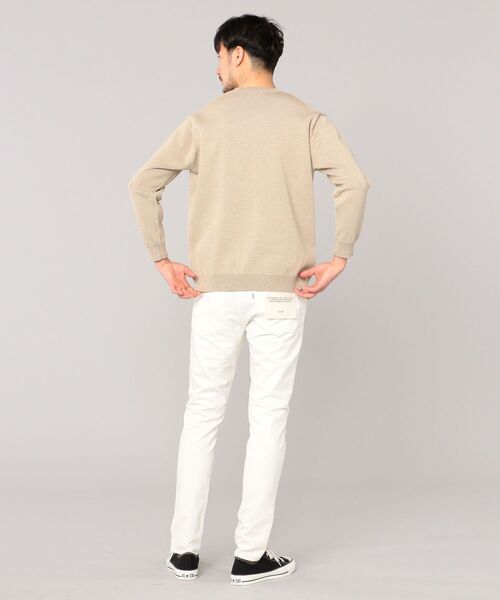 SHIPS（シップス）の「SHIPS: 疑麻コットン/ECOPET(R) プルオーバー ニット（ニット/セーター・メンズ・ライトブルー/オフホワイト/ベージュ/ピンク・SMALL/LARGE/X-LARGE/MEDIUM）」の20枚目の写真