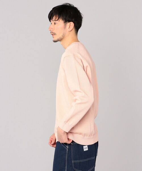 SHIPS（シップス）の「SHIPS: 疑麻コットン/ECOPET(R) プルオーバー ニット（ニット/セーター・メンズ・ライトブルー/オフホワイト/ベージュ/ピンク・SMALL/LARGE/X-LARGE/MEDIUM）」の22枚目の写真