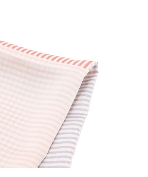 SHENERY(シーナリー)の「配色ストライプスカーフ(バンダナ/スカーフ・レディース・ピンク/イエロー・FREE)」の3枚目の写真