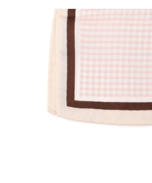 SHENERY(シーナリー)の「配色ストライプスカーフ(バンダナ/スカーフ・レディース・ピンク/イエロー・FREE)」の8枚目の写真