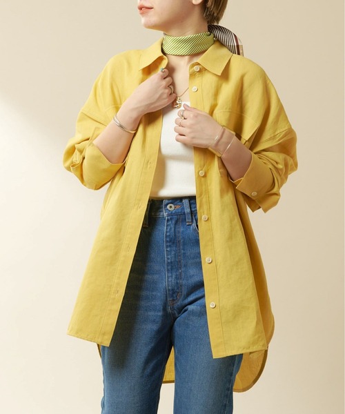 SHENERY(シーナリー)の「配色ストライプスカーフ(バンダナ/スカーフ・レディース・ピンク/イエロー・FREE)」の21枚目の写真