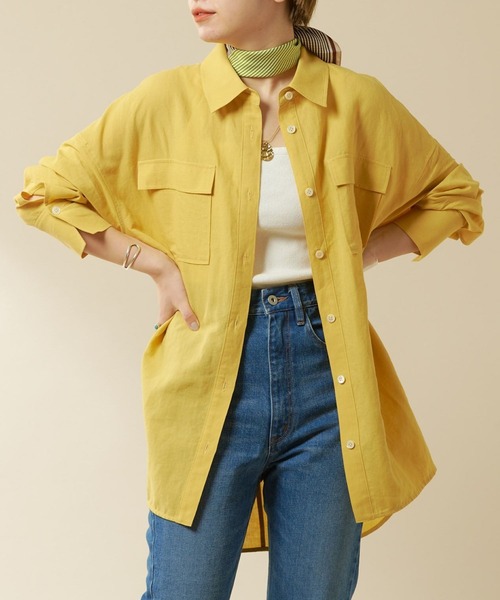 SHENERY(シーナリー)の「配色ストライプスカーフ(バンダナ/スカーフ・レディース・ピンク/イエロー・FREE)」の22枚目の写真