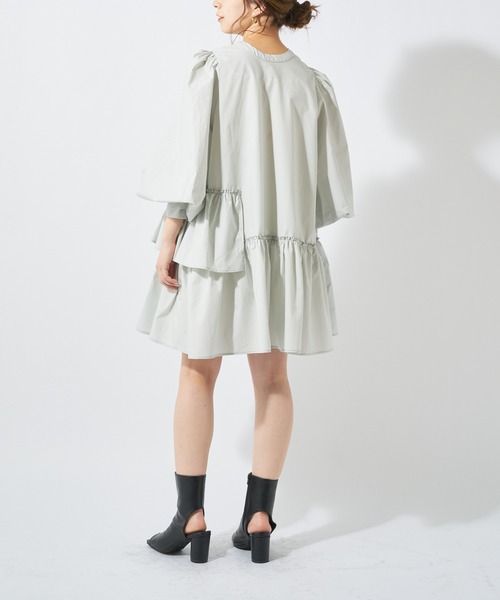 Chico(チコ)の「ランダムティアードチュニック(チュニック・レディース・ブラック/ミント/ホワイト・FREE)」の21枚目の写真