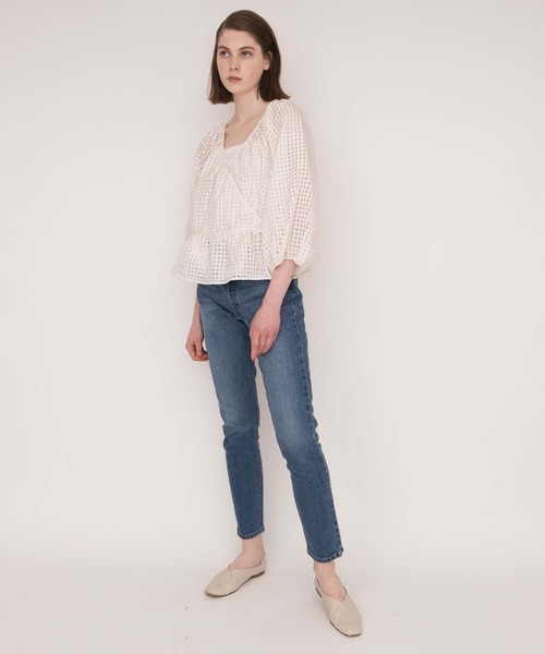 Levi's（リーバイス）の「DELILAH WRAP TOP SUGAR SWIZZLE（シャツ/ブラウス・レディース・マルチ・S/XS/M/L）」の4枚目の写真
