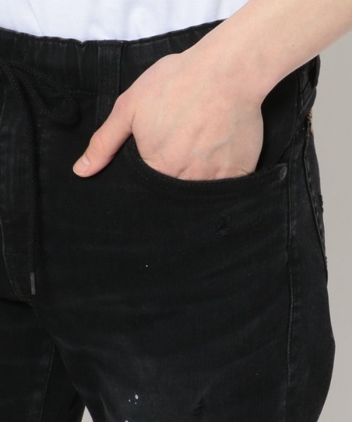 surt（サート）の「SURT（サート）LEOPARD DENIM/レオパードストレッチデニム（デニムパンツ・メンズ・ブラック・SMALL/MEDIUM/LARGE/X-LARGE/X-SMALL）」の11枚目の写真