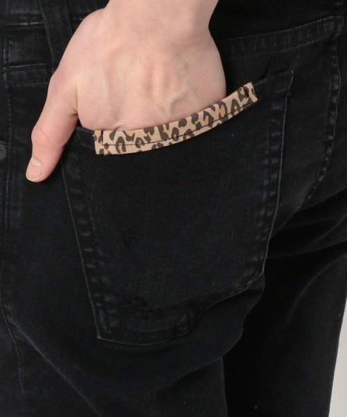surt（サート）の「SURT（サート）LEOPARD DENIM/レオパードストレッチデニム（デニムパンツ・メンズ・ブラック・SMALL/MEDIUM/LARGE/X-LARGE/X-SMALL）」の12枚目の写真