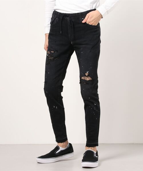 surt（サート）の「SURT（サート）LEOPARD DENIM/レオパードストレッチデニム（デニムパンツ・メンズ・ブラック・SMALL/MEDIUM/LARGE/X-LARGE/X-SMALL）」の15枚目の写真