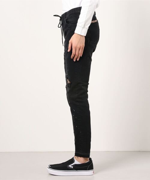 surt（サート）の「SURT（サート）LEOPARD DENIM/レオパードストレッチデニム（デニムパンツ・メンズ・ブラック・SMALL/MEDIUM/LARGE/X-LARGE/X-SMALL）」の16枚目の写真